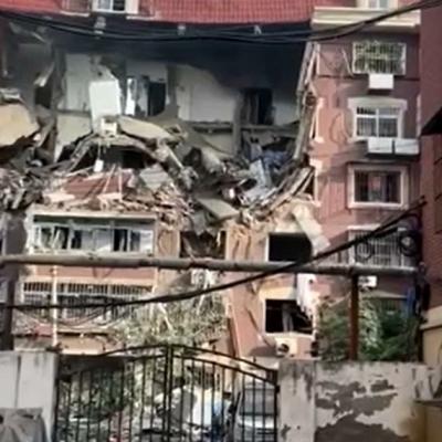 7月19日清晨，天津市北辰區歡顏里小區發生燃氣爆燃。